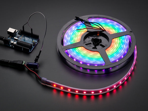 Digital RGB LED Weatherproof Strip - LPD8806 32 LED