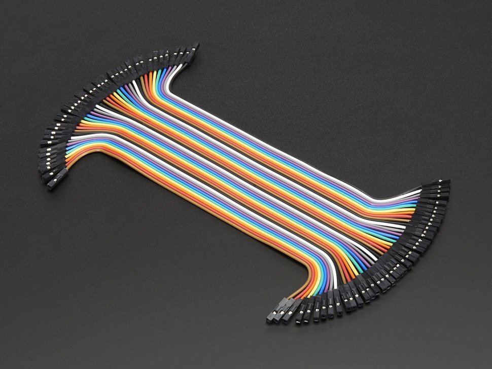 Premium Female/Female Jumper Wires - 40 x 6" (150mm)