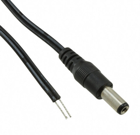 CABLE ASSY STR 2.1MM 6' 24 AWG