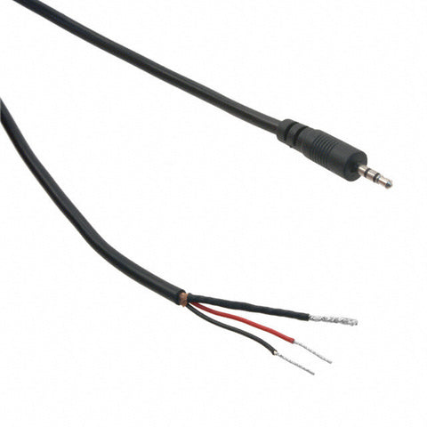 CABLE ASSY STR 2.5MM STEREO 6'