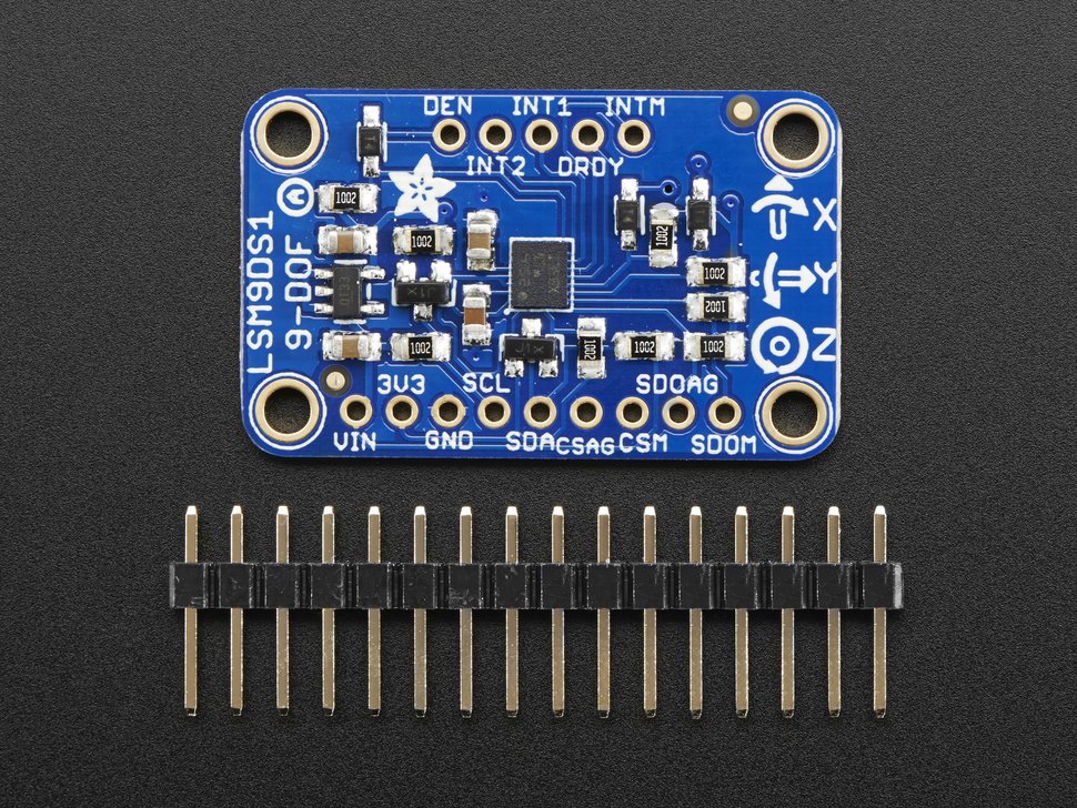 Adafruit 9-DOF Accel/Mag/Gyro+Temp Breakout Board - LSM9DS1