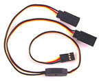 Cable, servo Y-harness, 12"